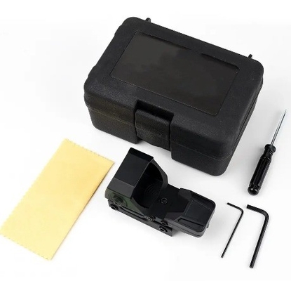 Ponto vermelho preto para caça desligamento automático e retículo profissional cor vermelho verde