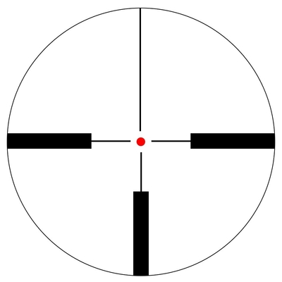 24 mm Diâmetro do objetivo Red Dot Laser Scope 1-6X24 LPVO Optical Scopes para profissionais
