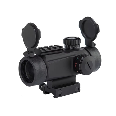 35mm Objetivo Lente Diâmetro 1x35 Red Dot Visão com 4 padrões reticulares e capas flip