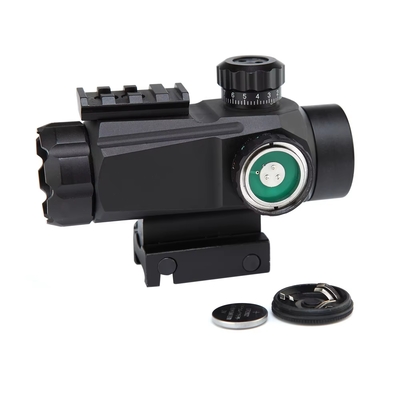 35mm Objetivo Lente Diâmetro 1x35 Red Dot Visão com 4 padrões reticulares e capas flip