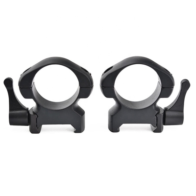 25.4mm Diâmetro de aço de libertação rápida alcance de montagem de anel de suporte para perfil médio a baixo