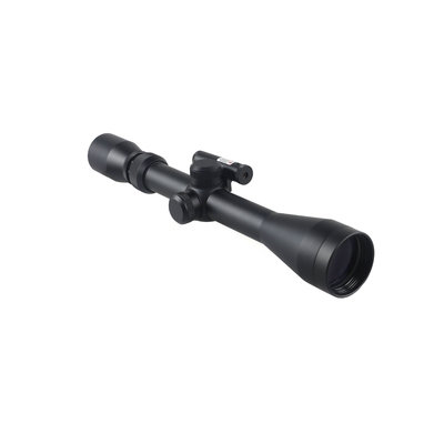 310mm comprimento óptico alcance de caça 3-9x40 com laser vermelho pequeno e 11mm/22mm largura da base