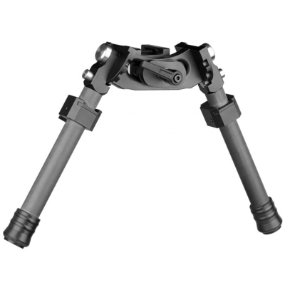 Bipod ajustável retrátil para 22 mm Centro de alcance de caça Altura 18-25cm Alumínio