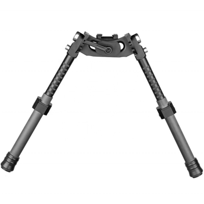 Bipod ajustável retrátil para 22 mm Centro de alcance de caça Altura 18-25cm Alumínio
