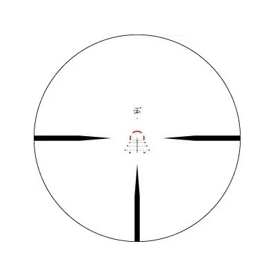 18.5oz 1-6x24 SFP Visão Óptica AR-BDC3 Reticulo 30 mm Tubo com configuração fixa de paralaxe