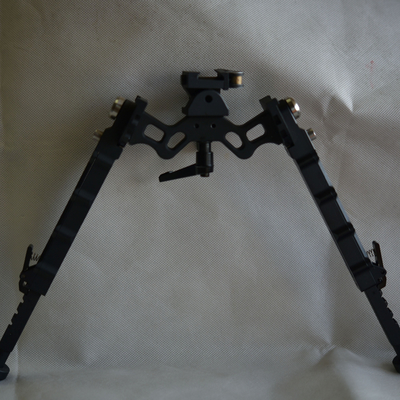 330g Bipod Táctico Exterior Ajustável 5,5''-8,1'' Altura 5 ranhuras para versatilidade