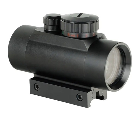 1x40 Red Dot Laser Scope projetado para aquisição rápida e precisa de alvos