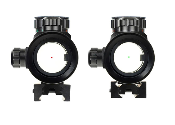 1x40 Red Dot Laser Scope projetado para aquisição rápida e precisa de alvos