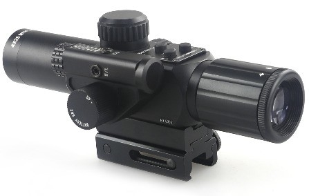 4x30 IR Caça Campo Largo de Visão Área Óptica com Laser Vermelho e Característica Fogproof