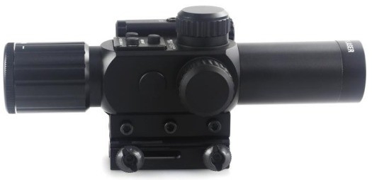 4x30 IR Caça Campo Largo de Visão Área Óptica com Laser Vermelho e Característica Fogproof