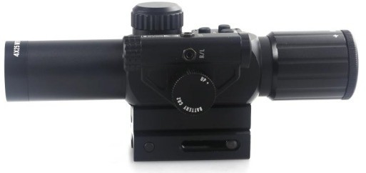 4x30 IR Caça Campo Largo de Visão Área Óptica com Laser Vermelho e Característica Fogproof