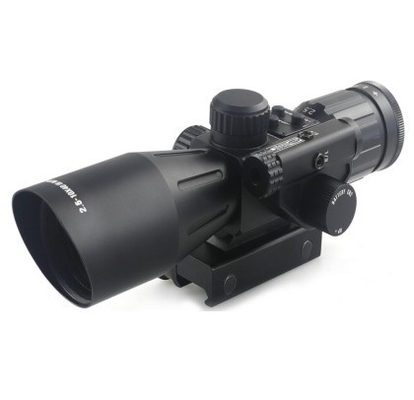 2.5-10X Magnificação Espectro óptico de laser preto com visão de laser vermelho Essential Hunting