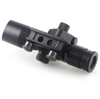 2.5-10X Magnificação Espectro óptico de laser preto com visão de laser vermelho Essential Hunting