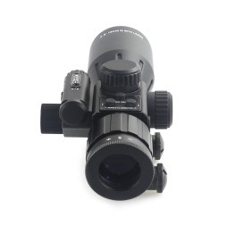 2.5-10X Magnificação Espectro óptico de laser preto com visão de laser vermelho Essential Hunting