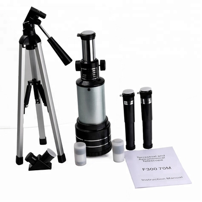 F30070 Espectro astronómico monocular com espelho oblíquo e tripé de alumínio