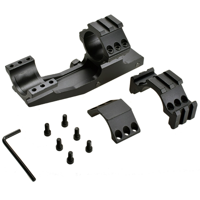 Anéis de escopo de 30 mm de cantilever feitos de liga de alumínio com 6 parafusos por anel