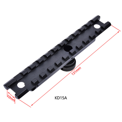 Matte Black Tactical Scope Mount 11mm Slot Carry Handle Mount Adaptador Fácil instalação