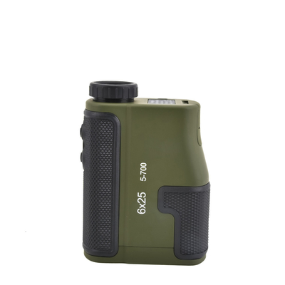 6x25 Laser Rangefinder para Caça Golf Precision /-1m 5-700m Distância Meter à prova d'água