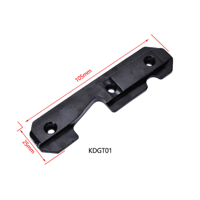 Adaptador de base de largura de 25 mm para fácil montagem em acessório de ótica tática de fenda de 11 mm