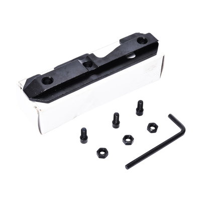 Adaptador de base de largura de 25 mm para fácil montagem em acessório de ótica tática de fenda de 11 mm