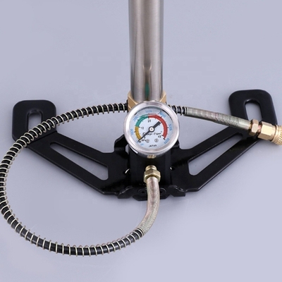 Bomba de ar manual de alta pressão 4500psi 300bar Preta para combustível de gasolina