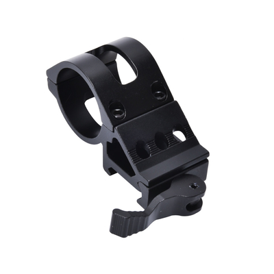 Anel de deslocamento de 30 mm para montagem lateral de 21 mm em preto fosco