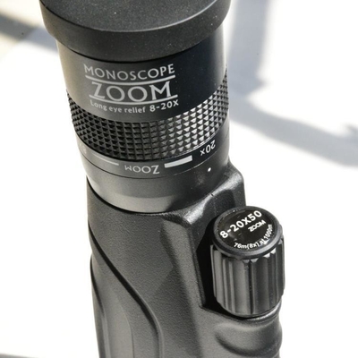 8-20x50 Magnificação Multi-coated Monocular Scope Grande para aventuras de caça