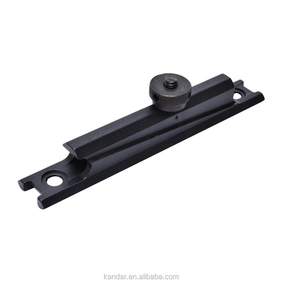 Caça preto 11mm a 20mm Conversão Adaptador Monte com conector de porco do polegar