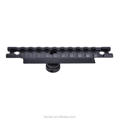 Caça preto 11mm a 20mm Conversão Adaptador Monte com conector de porco do polegar
