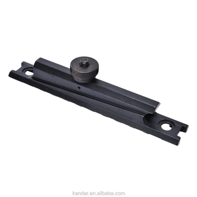 Caça preto 11mm a 20mm Conversão Adaptador Monte com conector de porco do polegar