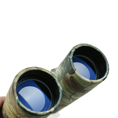305ft/101m Campo de visão 10X42 binóculos camuflados com embalagem de tecido camuflado