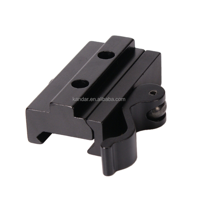 Adaptador de montagem Riser totalmente metálico para 21 mm a 11 mm Bracket de pinça em liga de alumínio preto