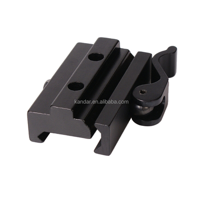 Adaptador de montagem Riser totalmente metálico para 21 mm a 11 mm Bracket de pinça em liga de alumínio preto