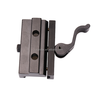Adaptador de montagem Riser totalmente metálico para 21 mm a 11 mm Bracket de pinça em liga de alumínio preto