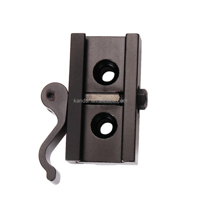 Adaptador de montagem Riser totalmente metálico para 21 mm a 11 mm Bracket de pinça em liga de alumínio preto