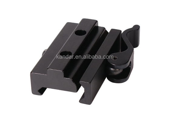 Adaptador de montagem Riser totalmente metálico para 21 mm a 11 mm Bracket de pinça em liga de alumínio preto