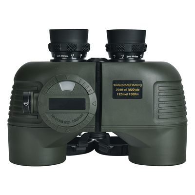 Binoculares à prova d'água 7x50 com telemétrico interno para navegação Pesca Esportes aquáticos