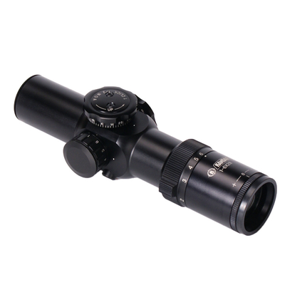 1-6x28 IRF Óptica variável FFP Alcance para tipo de retícula BDC e configuração de paralaxe 100YDS