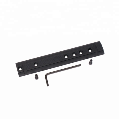 20 mm a 11 mm Adaptador de liga de alumínio Tactical Scope Mount para acessórios de largura 20 mm