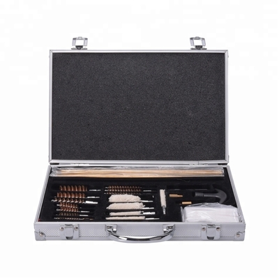 Kit de limpeza de caixa de alumínio de prata para 0,22 0,177 12G 9MM e desempenho duradouro