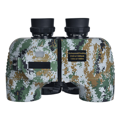 Esportes ao ar livre Binocular com iluminação e bússola 50mm Diâmetro do objetivo