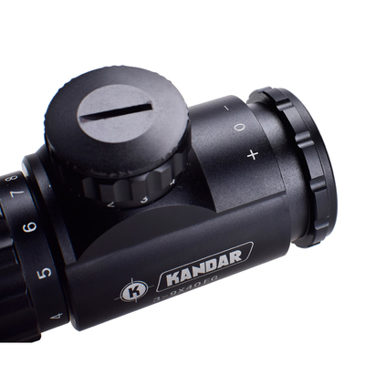 315mm KANDAR Espectro de caça 3-9X40EG Iluminação vermelha e verde R14 Retículo Espectro de visão