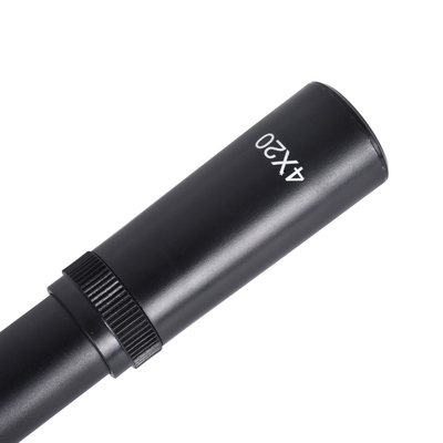 Potência máxima de saída 0 4X20 Esferas de caça com montagem de 21 mm e diâmetro do objetivo de 20 mm