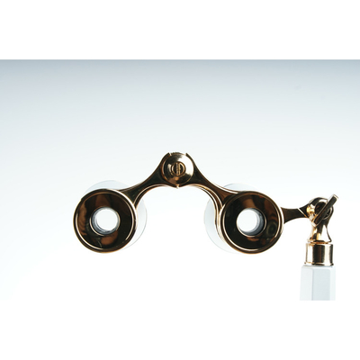Telescópio Vintage de Metal Óculos Binoculares Antigos para Ópera 3x25 Pupila de Saída 8.3mm