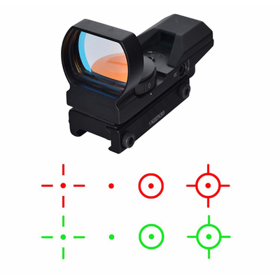 Red Dot Scope 1X22X33 MO 3/5/10/15 Potência máxima de saída 0 4 Reticle Reflex Sight