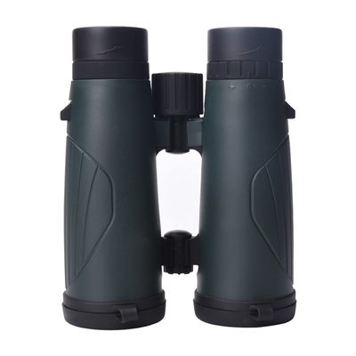 Telescópio verde 10x42 à prova d'água e à prova de nevoeiro para caça caminhada Esportes ao ar livre Binocular