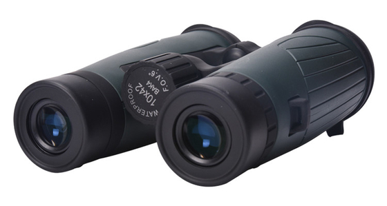 Telescópio verde 10x42 à prova d'água e à prova de nevoeiro para caça caminhada Esportes ao ar livre Binocular
