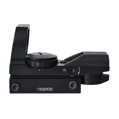 Versátil 1X22X33 Tactical Red Dot Reflex Sight Para Red Dot Optical Scope Preto fosco