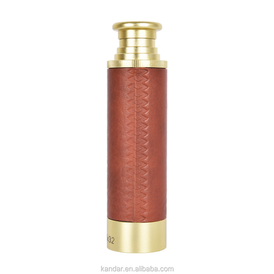 181g Monocular Nautical Handheld Brass Spyglass Expansível 26x32 Telescópio para Óptica