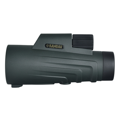 Monocular verde impermeável 10X50 para caça e observação esportiva de atividades ao ar livre